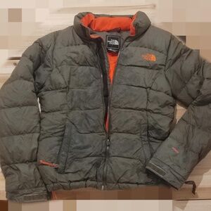 women XS winter jacket north face olive green